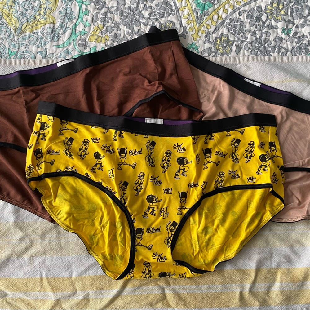 4 pairs MeUndies XL Hipsters (3 new 1 EUC)